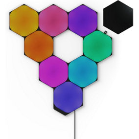 Nanoleaf Shapes - Black Hexagon Starter Kit (9 Pack)