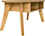 Naples Coffee Table - L60 x W100 x H43.5 cm - Oak Effect
