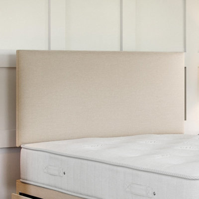 Naples Cream Platform Top Divan Bed Base 4FT Small Double with 4 ...