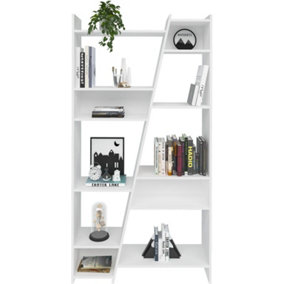 Naples Tall Bookcase - L30 x W93 x H179 cm - White