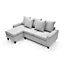 Napoli Reversible Corner Sofa in Light Grey