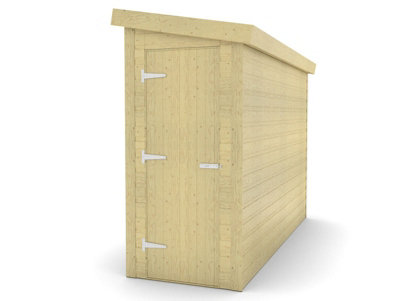 Narrow Alleyway Shed, 2.1m x 1.5m, single door