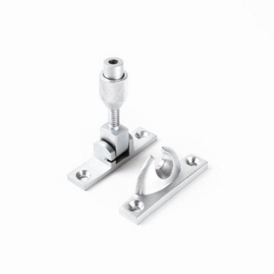 Narrow Locking Brighton Fastener - Satin Chrome