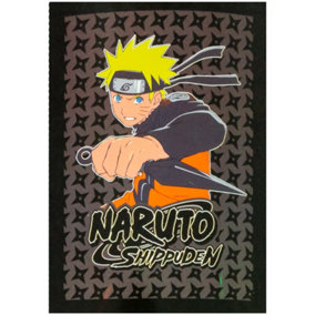 Naruto: Shippuden Fleece Blanket Black/Dark Grey (140cm x 100cm)