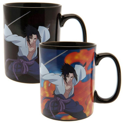 Naruto: Shippuden Heat Changing Mug Black/White/Blue (One Size)