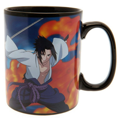 Naruto: Shippuden Heat Changing Mug Black/White/Blue (One Size)