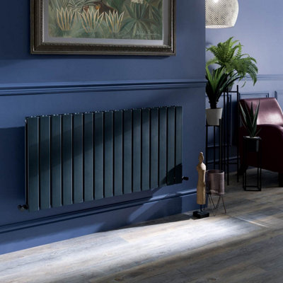 Narvi Double Radiator Anthracite 600x1212mm