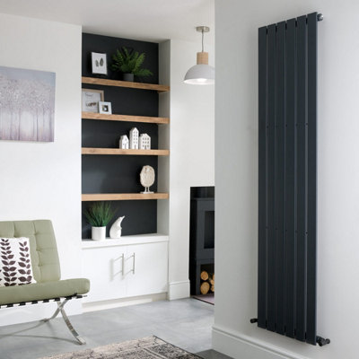 Narvi Single Radiator Anthracite 1800x300mm Price Comparisons | Compare The Build