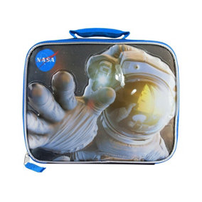 NASA Childrens/Kids Space Astronaut Lunch Bag Black/Blue/White (One Size)