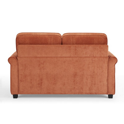 Tan pull out deals couch