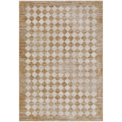 NATI Galey Alix x Livabliss Scandi Geometric Mustard/Cream Area Rug 120 x 170 cm