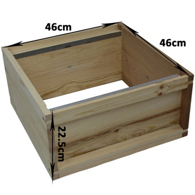 National Bee Hive Pine Brood Box New Beekeeping Beehive - 4