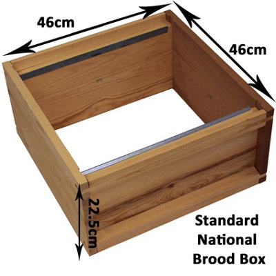 National Beehive Brood Box in cedar - 5