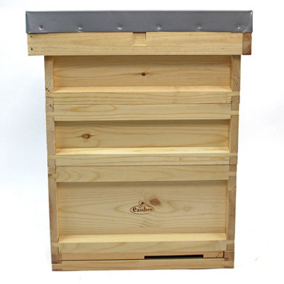 National Pine Bee Hive Starter Kit with Super Brood Frames and Wax Beehive