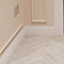 National Skirting Anglo MDF Skirting Board - 170mm x 25mm x 3040mm, Primed, No Rebate