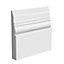 National Skirting Antique MDF Skirting Board - 170mm x 18mm x 4200mm, Primed, No Rebate