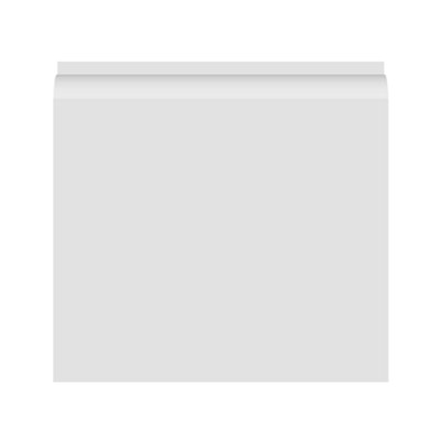 National Skirting Bullnose II MDF Skirting Board - 300mm x 18mm x 3040mm, Primed, No Rebate