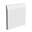 National Skirting Chamfered MDF Skirting Board - 350mm x 18mm x 3040mm, Primed, No Rebate