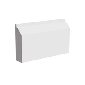 National Skirting Edge I MDF Architrave - 70mm x 18mm x 3040mm, Primed, No Rebate