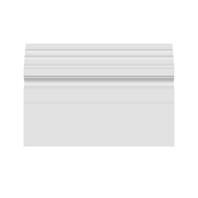 National Skirting Frontier MDF Architrave - 70mm x 18mm x 4200mm, Primed, No Rebate