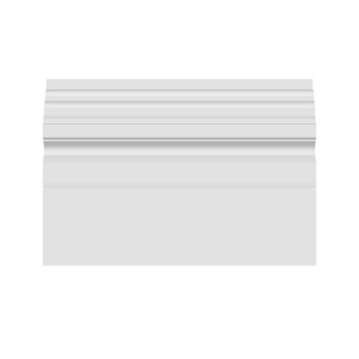 National Skirting Frontier MDF Architrave - 70mm x 25mm x 4200mm, Primed, No Rebate