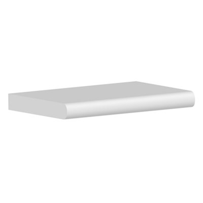 National Skirting Full Round MDF Window Board- 140mm x 25mm x 4200mm, Primed
