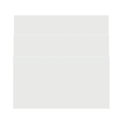National Skirting High Stepped MDF Skirting Board - 300mm x 18mm x 3040mm Primed, No Rebate