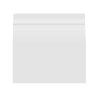 National Skirting Lambs Tongue MDF Skirting Board - 195mm x 18mm x 4200mm, Primed, No Rebate