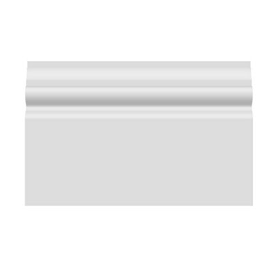 National Skirting Paris MDF Architrave - 70mm x 25mm x 4200mm, Primed, No Rebate