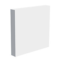 National Skirting Pencil Round MDF Skirting Board  - 300mm x 18mm x 4200mm, Primed, No Rebate