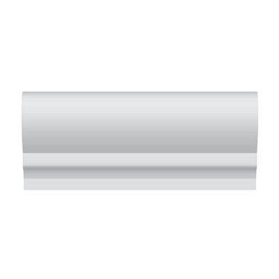 National Skirting Picture Rail MDF Wall Moulding - 45mm x 2300mm x 18mm x Primed