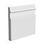 National Skirting Reed I MDF Skirting Board - 400mm x 25mm x 3040mm, Primed, No Rebate