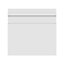 National Skirting Reed I MDF Skirting Board - 400mm x 25mm x 3040mm, Primed, No Rebate