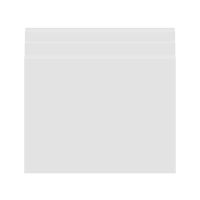 National Skirting Stepped MDF Skirting Board - 300mm x 25mm x 4200mm, Primed, No Rebate