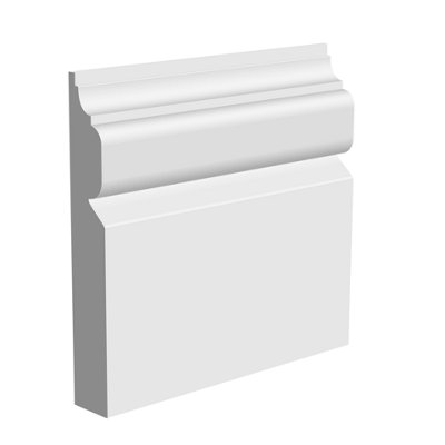 National Skirting Torus II MDF Skirting Board - 140mm x 18mm x 4200mm, Primed