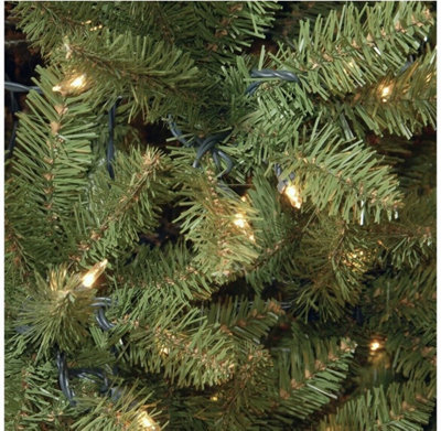National Tree Company Pre-Lit Kingswood Fir Artificial Christmas Tree 7.5ft - 4