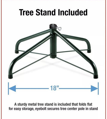 National Tree Company Pre-Lit Kingswood Fir Artificial Christmas Tree 7.5ft - 5