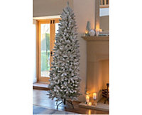 National Tree Company Slim Snowy Kingswood Un-lit Artificial Christmas Tree 6ft