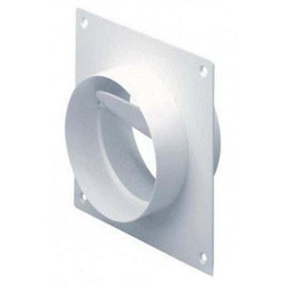 National Ventilation 495 Wall Plate with Back Draught Shutter Damper ...