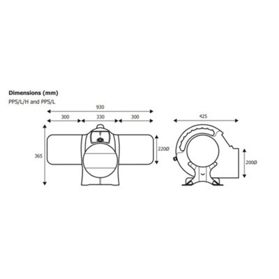 National Ventilation PPS/LH Monsoon Energysaver Loft Positive Input ...