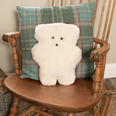 Native Natural Sheepskin Teddy Bear