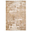 Natural Beige Distressed Abstract Area Rug 160x230cm