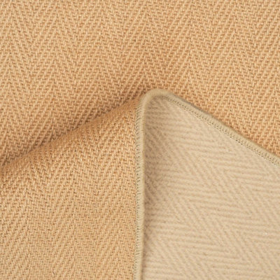 Natural Border Herringbone Jute Area Rug 200x290cm
