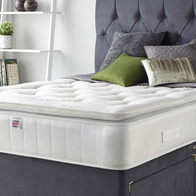 Natural Cashmere Pillowtop Mattress, Size Single