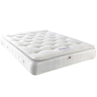 Natural Cashmere Pillowtop Mattress, Size Single