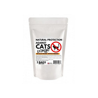 NATURAL CAT REPELLENT NONO BAG Natural Cat Repellent.  Protect your Garden from unwanted cats. Repel Cats. 3 Bags