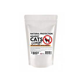 NATURAL CAT REPELLENT NONO BAG Natural Cat Repellent.  Protect your Garden from unwanted cats. Repel Cats. 3 Bags