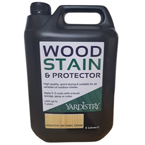 Natural Cedar Wood Stain & Protector 5L