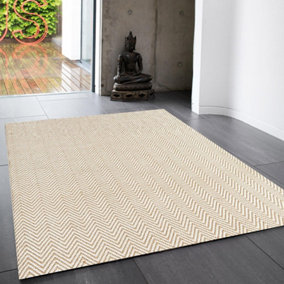 Natural Classic Abstract Modern Handmade Easy to Clean Rug for Living Room and Bedroom-100cm X 150cm