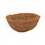 Natural Coco Hanging Basket Liner Cupped Shaped Coco Liner for a 16 Inch Basket